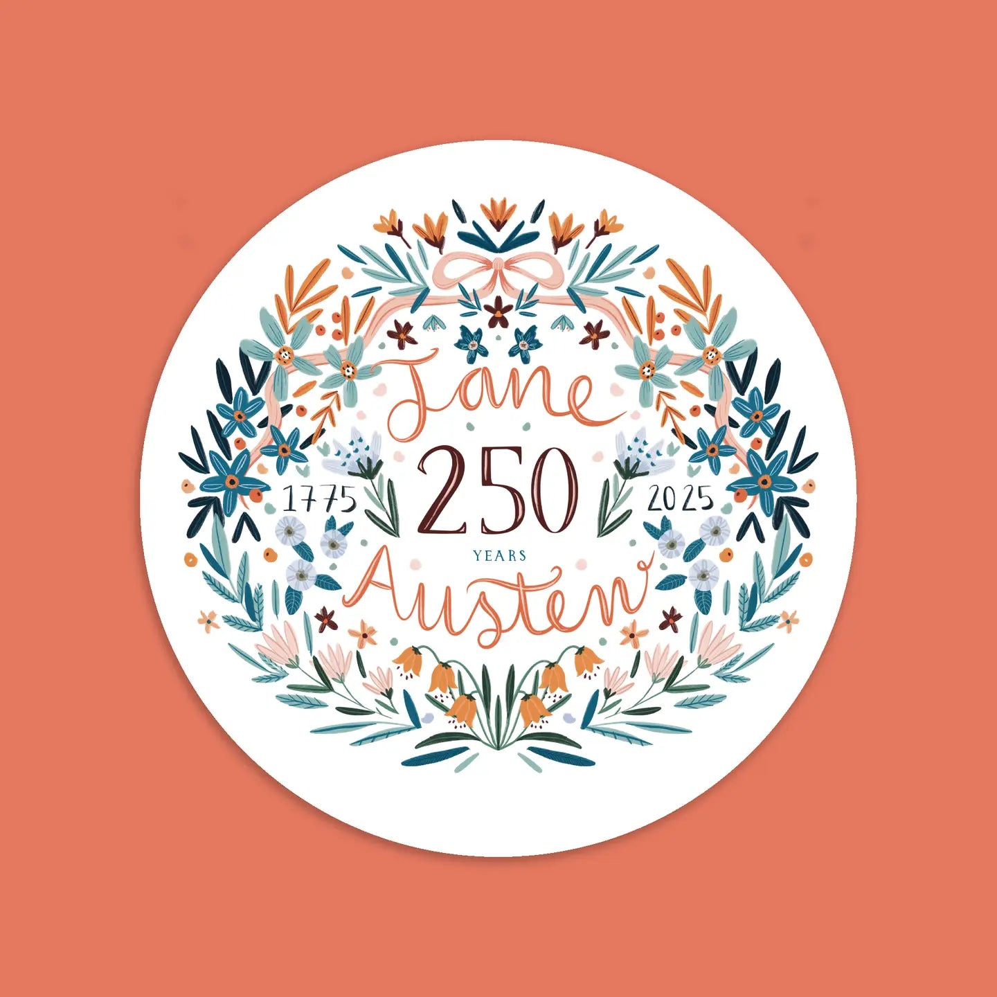Jane Austen 250 Sticker