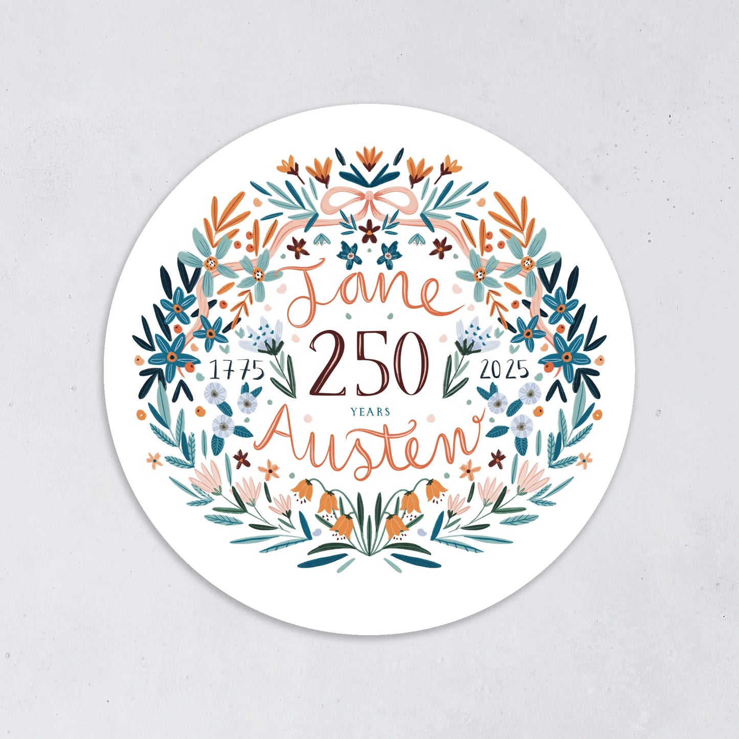 Jane Austen 250 Sticker