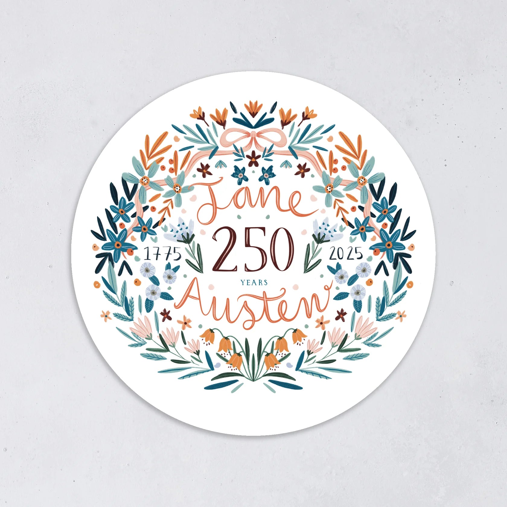 Jane Austen 250 Sticker