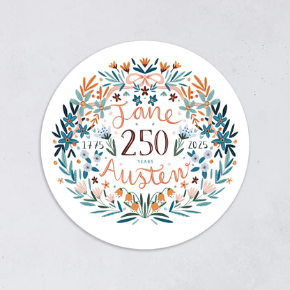 Jane Austen 250 Sticker