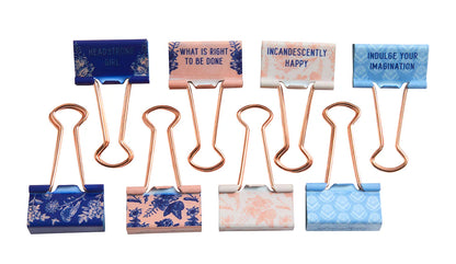 Jane Austen Binder Clips