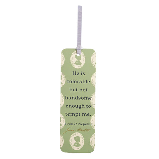 Jane Austen Bookmark Paper - He is Tolerable