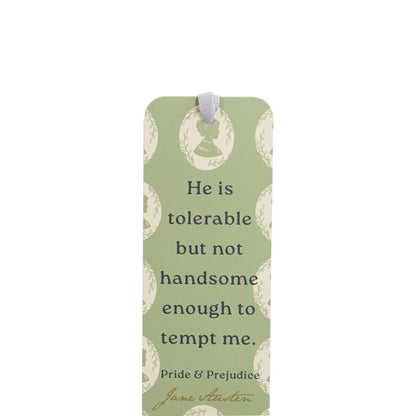 Jane Austen Bookmark Paper - He is Tolerable
