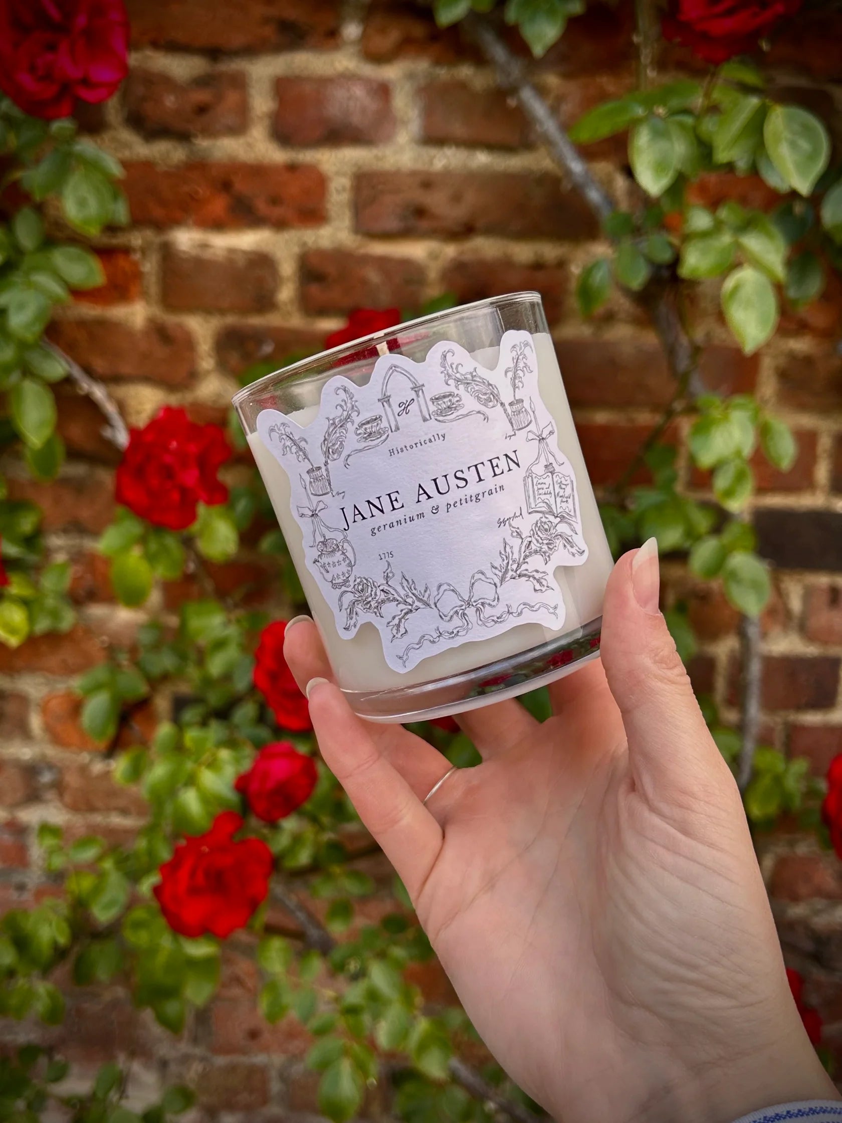 Jane Austen Candle - Geranium & Petitgrain