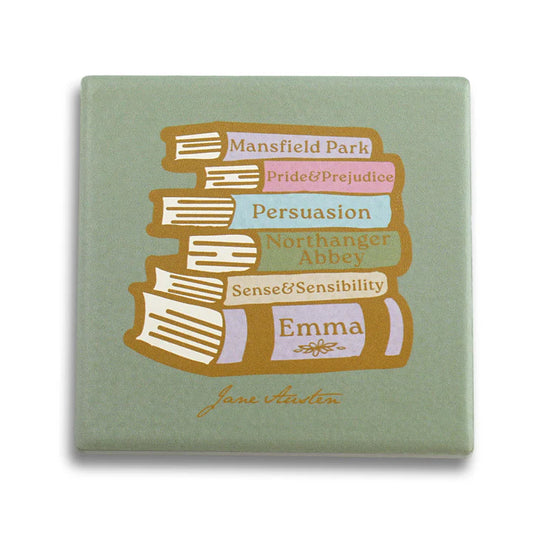 Jane Austen Coaster - Books 