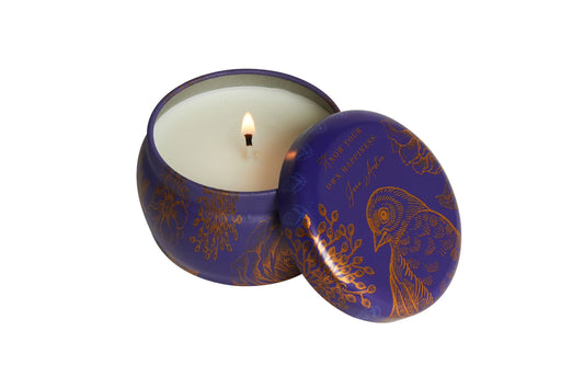 Jane Austen Know your own happiness candle tin