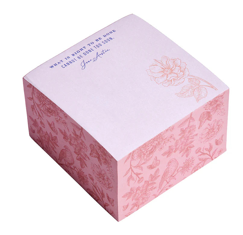 Jane Austen Memo Cube