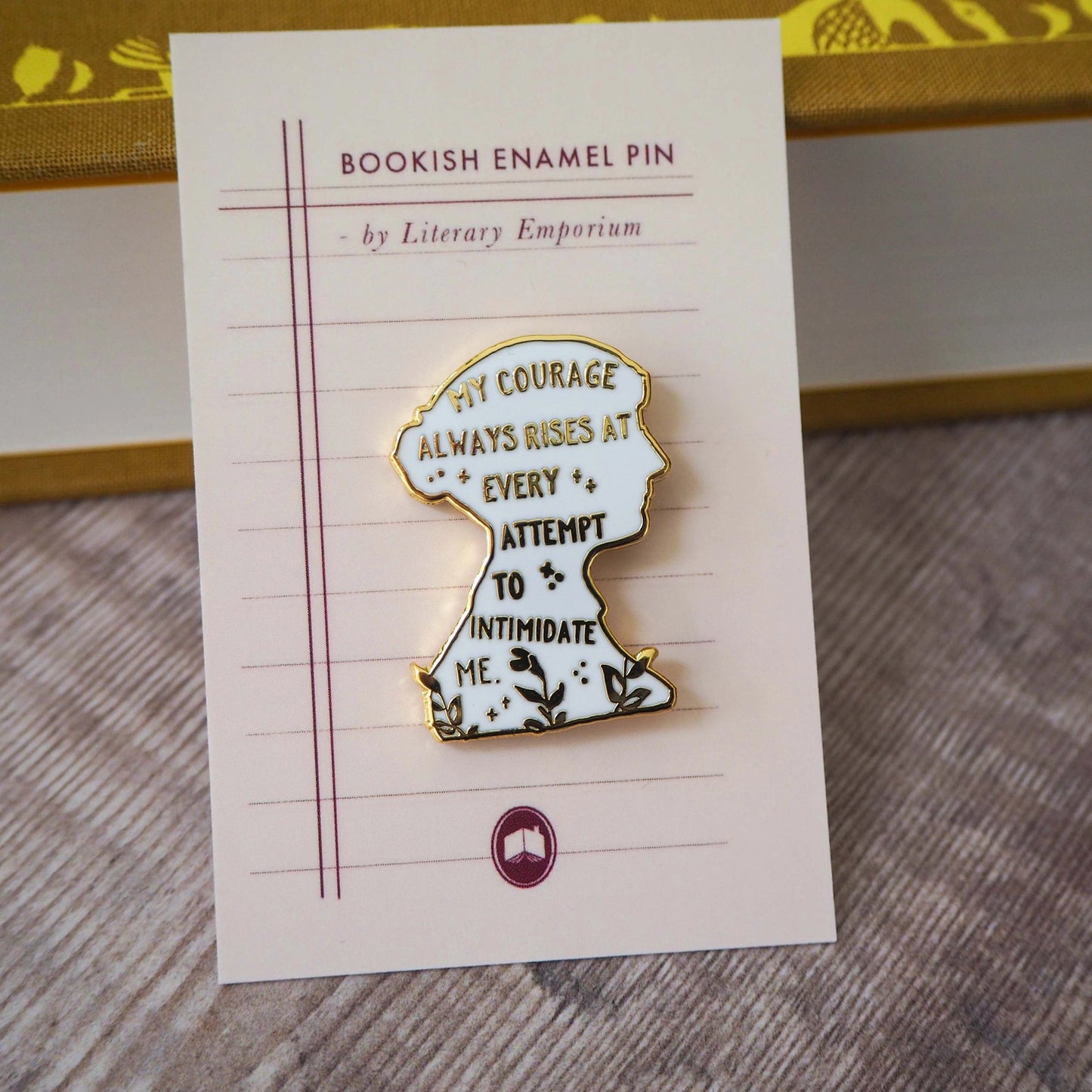 Jane Austen Pin Badge