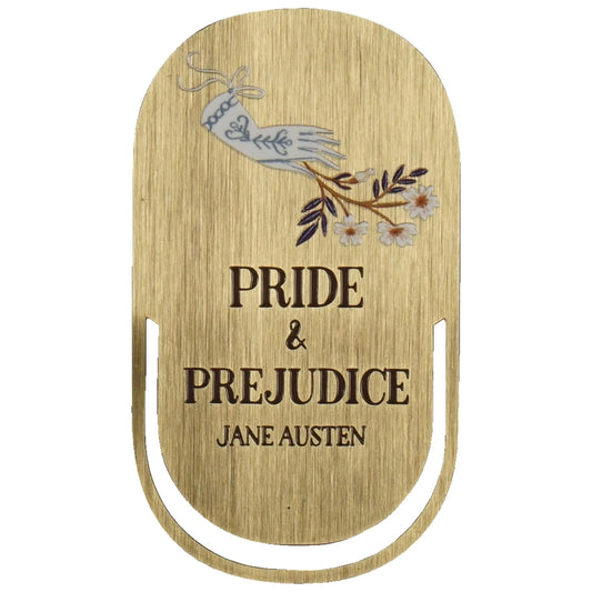 Jane Austen Pride and Prejudice Metal Bookmark