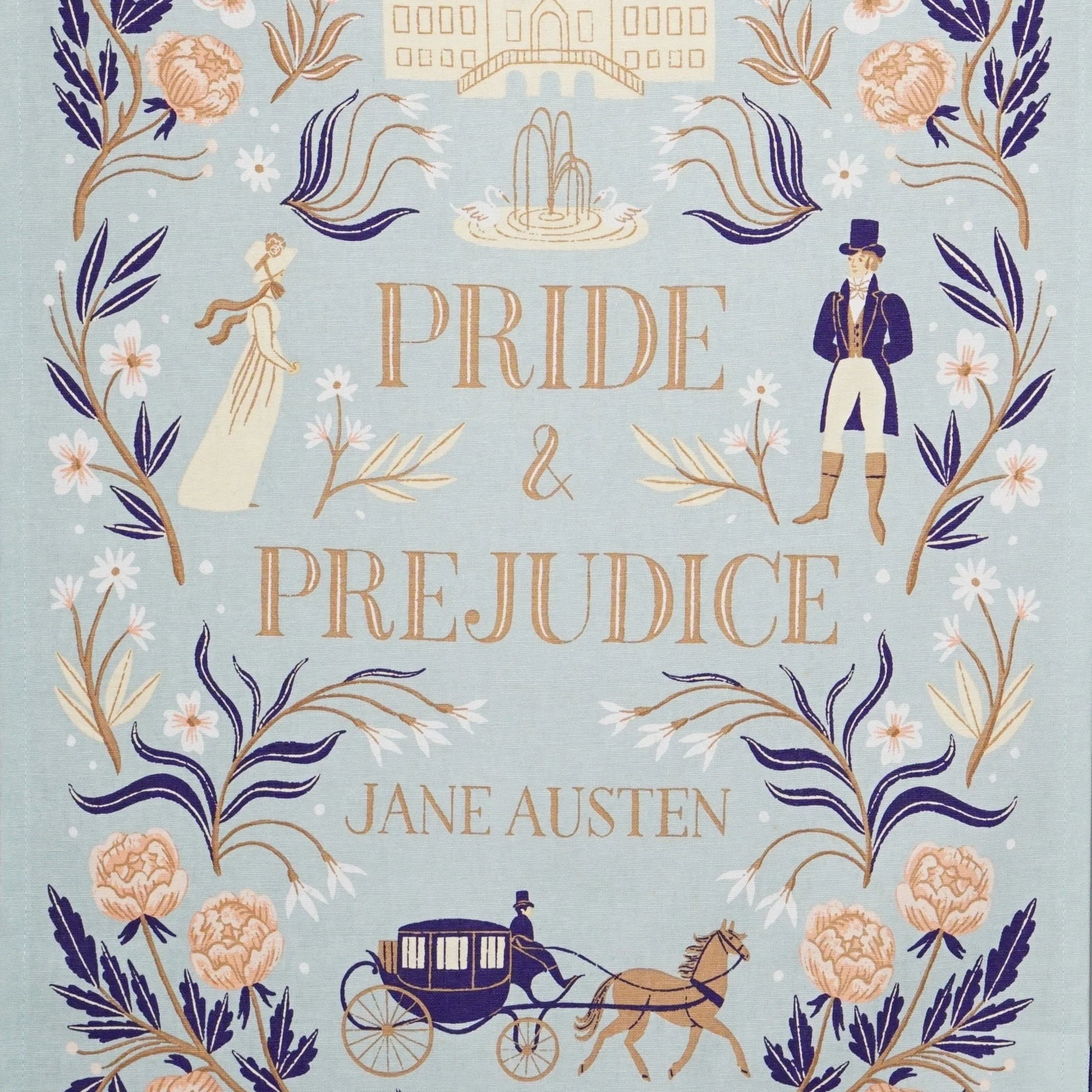 Pride and Prejudice Tea Towel
