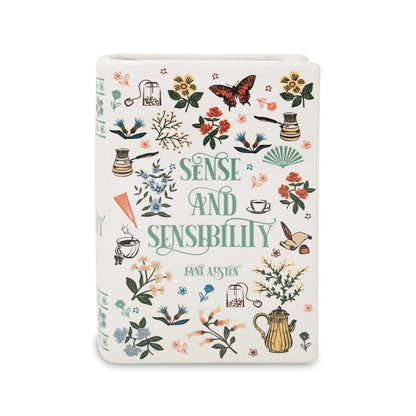 Jane Austen  Sense and Sensibility Large Book Vase