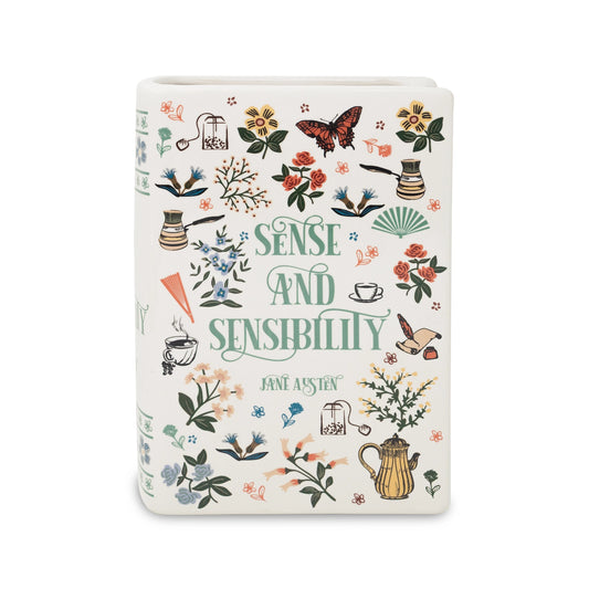 Jane Austen  Sense and Sensibility Large Book Vase