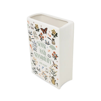 Jane Austen Sense and Sensibility Large Book Vase