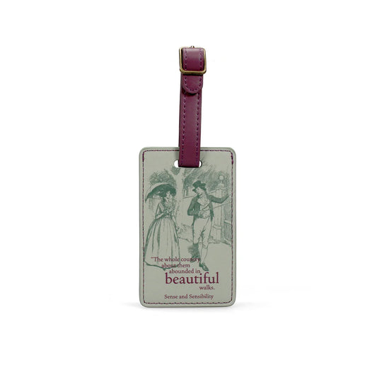 Jane Austen Sense and Sensibility Luggage Tag