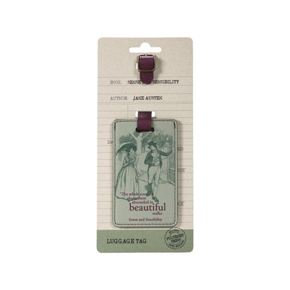 Jane Austen Sense and Sensibility Luggage Tag