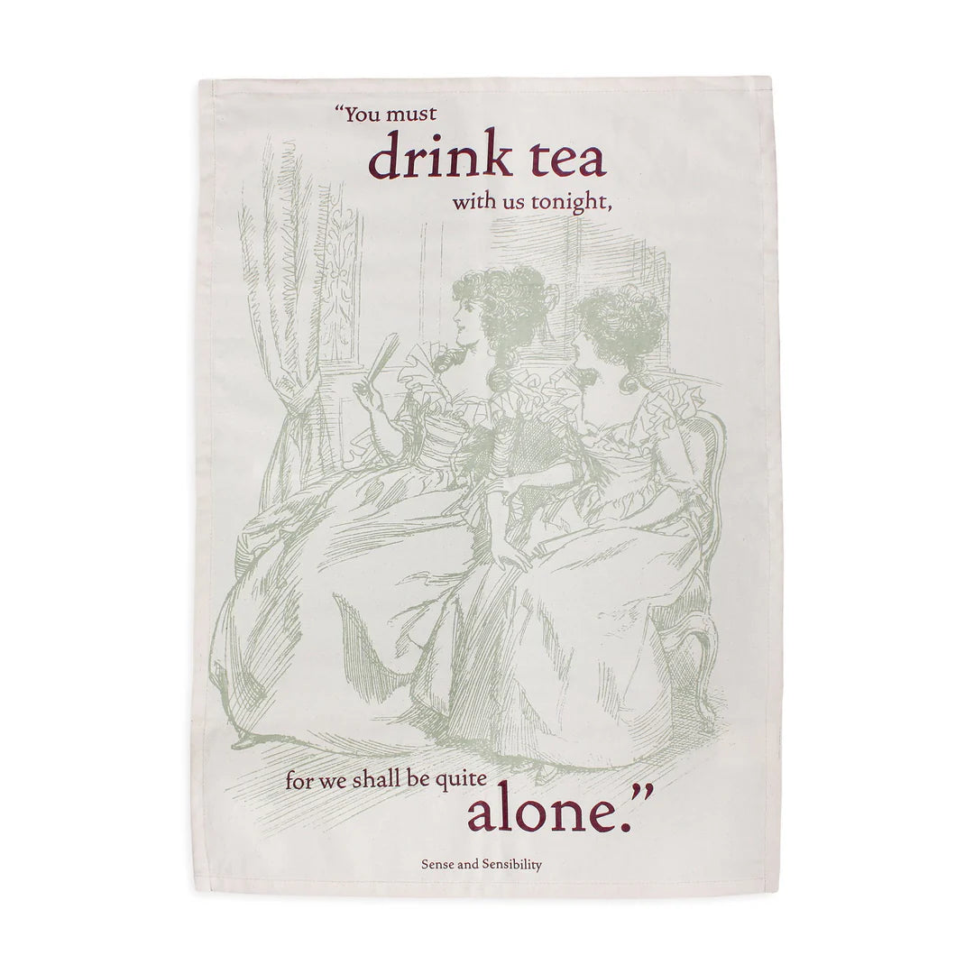 Jane Austen Sense and Sensibility Tea Towel