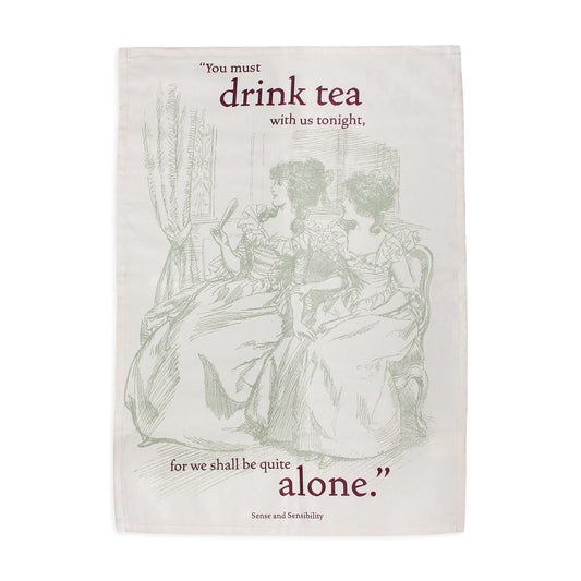 Jane Austen Sense and Sensibility Tea Towel
