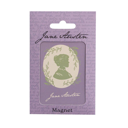 Jane Austen Silhouette Magnet