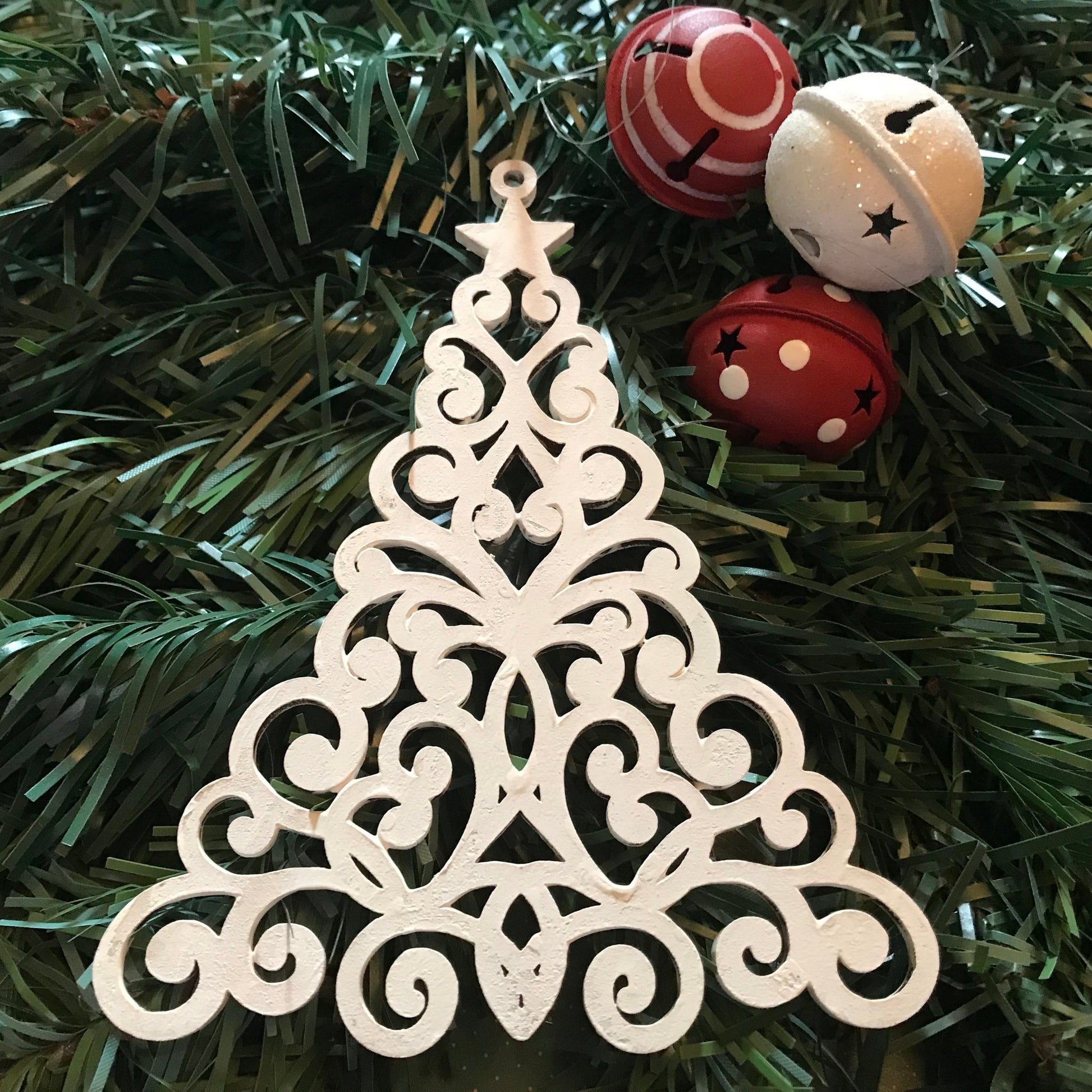  Oslo Tree Ornament  white Christmas Decoration