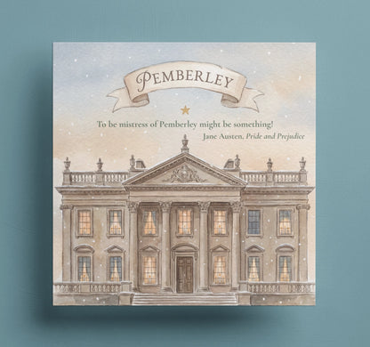 BW 110 - Pemberley Austen LIterary Book Lover Card