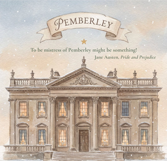 BW 110 - Pemberley Austen LIterary Book Lover Card