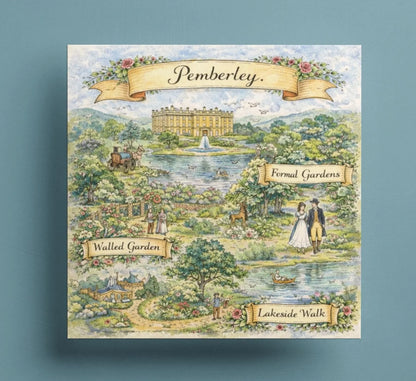 BW 111 - Pemberley, Pride and Prejudice Card