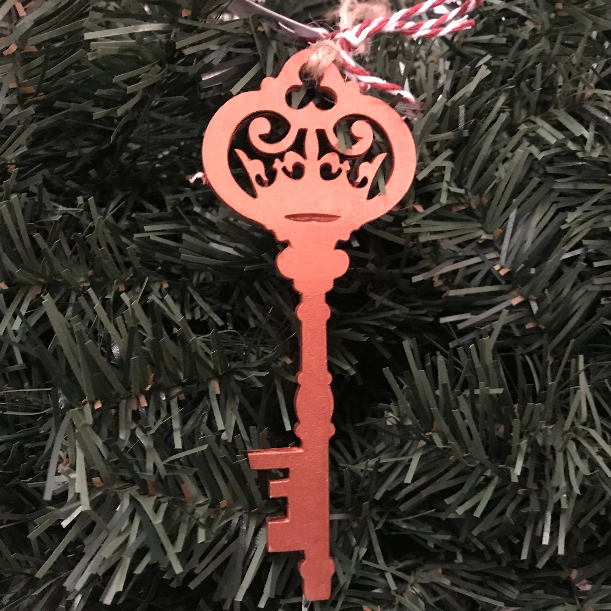 'Pemberley' Key Ornament Copper