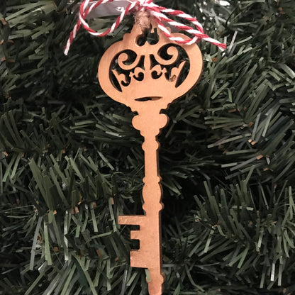 'Pemberley' Key Ornament Gold