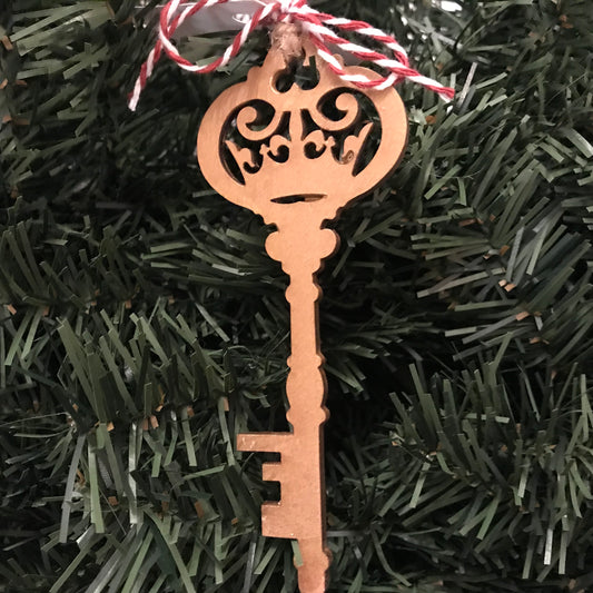 'Pemberley' Key Ornament Gold