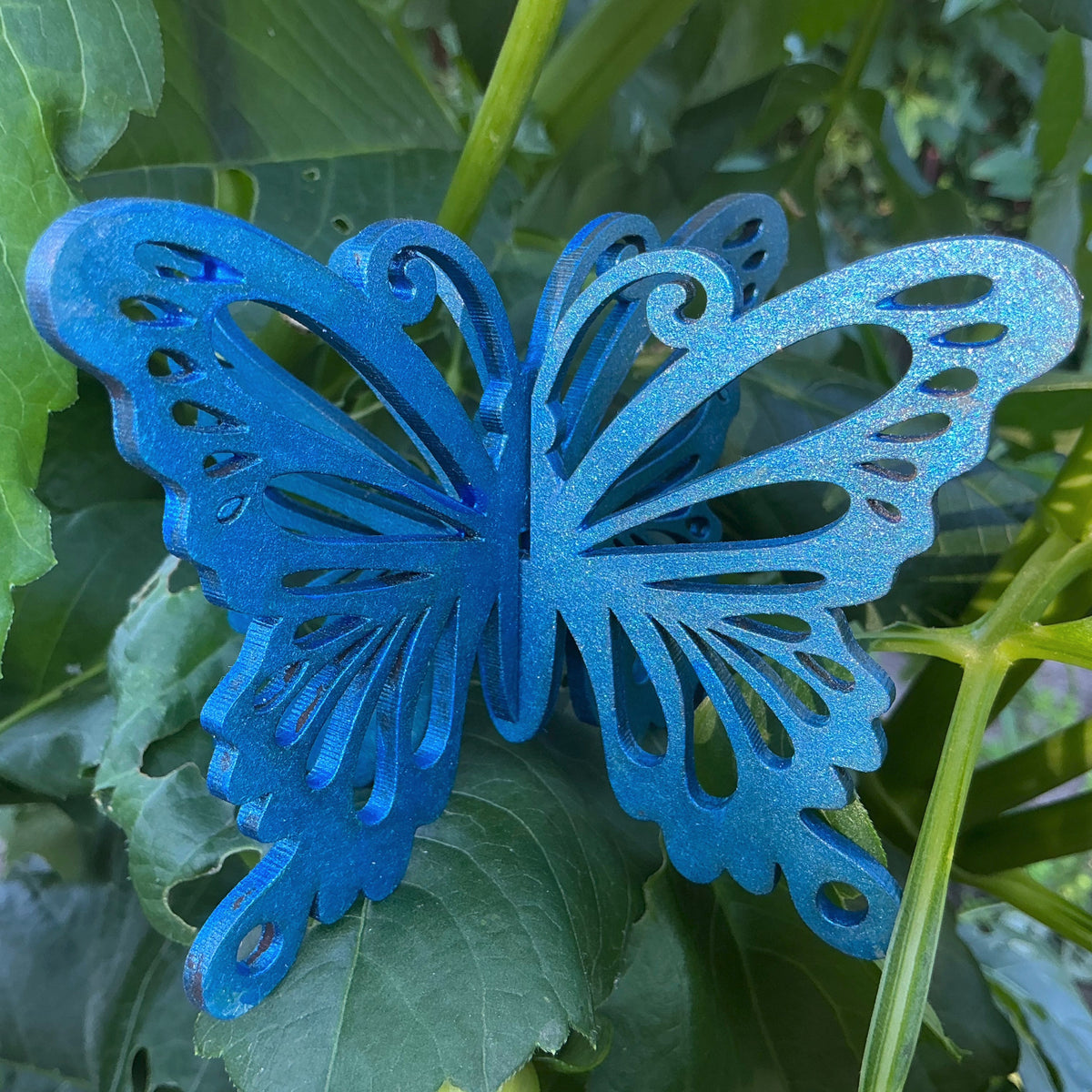 Small Standing 3D Butterfly  - Blue