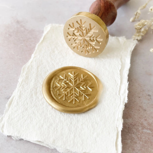 Snowflake Wax Stamp