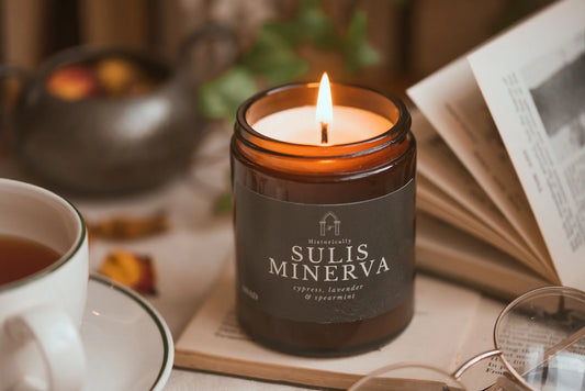 Sulis Minerva Candle - cypress lavender spearmint