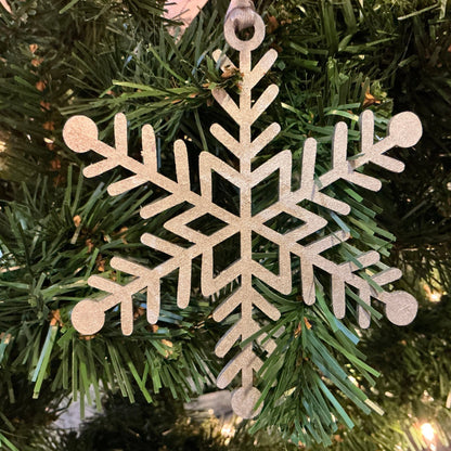  "Visby" Snowflake Ornament Christmas Decoration Silver 