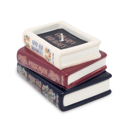SM 117 - Jane Austen Bookstack Candle