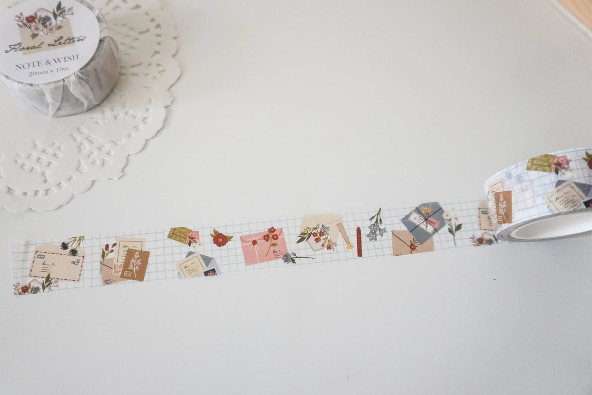 NW 105 -  Floral Letters Washi Tape