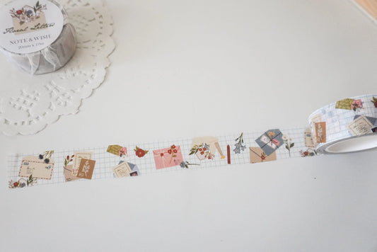 NW 105 -  Floral Letters Washi Tape